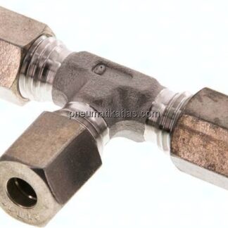 T-Schneidringverschraubung 6 L (M12x1,5), Klemmring 1.4571 (NC)