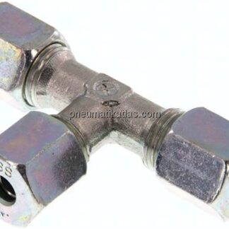 T-Schneidringverschraubung 6 S (M14x1,5), Stahl verzinkt