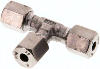 T-Schneidringverschraubung 6 S (M14x1,5), 1.4571