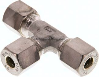 T-Schneidringverschraubung 8 S (M16x1,5), Klemmring 1.4571 (NC)