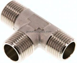 T-Stück R 1/2" (AG), Messing vernickelt