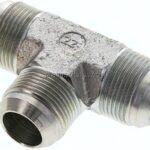 T-Stück,UN 1-5/16"-12 AG (JIC), Stahl verzinkt