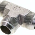T-Stück,UN 1-5/8"-12 AG (JIC), Stahl verzinkt