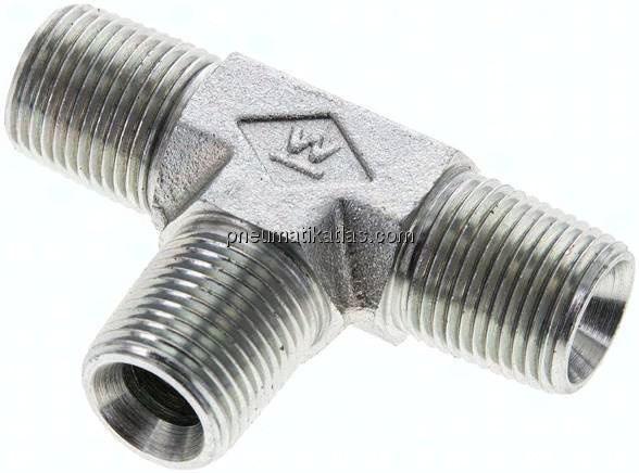 T-Stück NPT 3/8" (AG), Stahl verzinkt