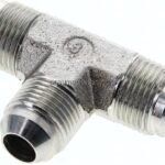T-Stück,UNF 3/4"-16 AG (JIC), Stahl verzinkt