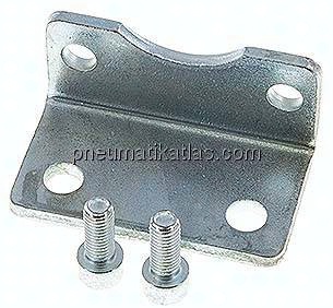 ISO 15552-Fußwinkel 63 mm, Stahl verzinkt