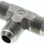 T-Stück,UNF 7/8"-14 AG (JIC), Stahl verzinkt