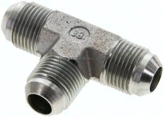 T-Stück,UNF 7/8"-14 AG (JIC), Stahl verzinkt