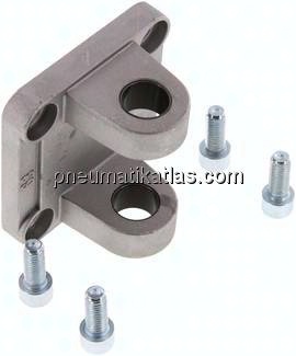 ISO 15552-Gabelschwenkbefestigung 63 mm, Aluminium mit Buchse