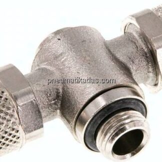 T-Verschraubung G 1/8"-8x6mm, Messing vernickelt, Innenskt.