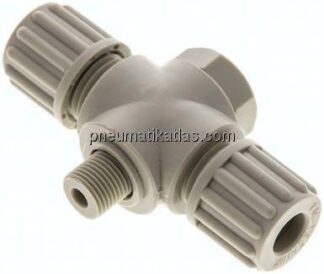 T-Verschraubung G 1/8"-8x6mm, Polypropylen, Hohlschraube