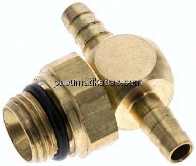 T-Steckanschluss, G 1/8"-4mm innen, Messing
