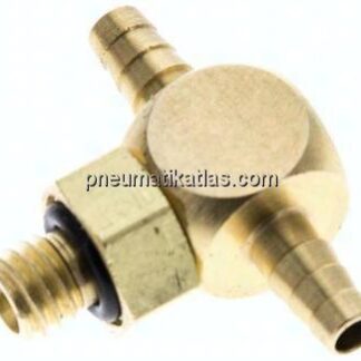 T-Steckanschluss, M 5-3mm innen, Messing