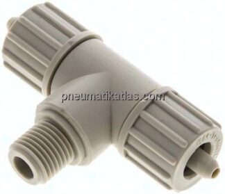T-Verschraubung G 1/4"-10x4mm, Polypropylen