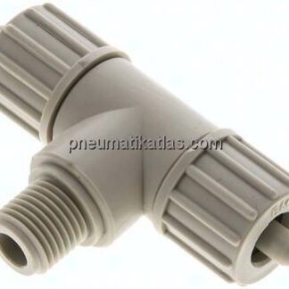 T-Verschraubung G 1/4"-10x4mm, Polypropylen