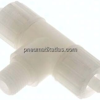 T-Verschraubung G 1/4"-10x4mm, PVDF
