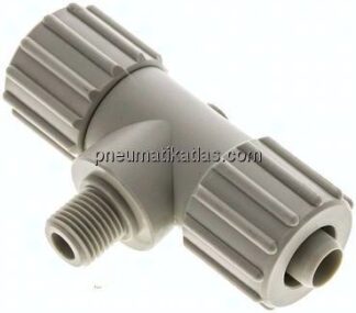 T-Verschraubung G 1/4"-15x9mm, Polypropylen