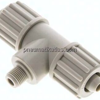 T-Verschraubung G 1/8"-12x6mm, Polypropylen