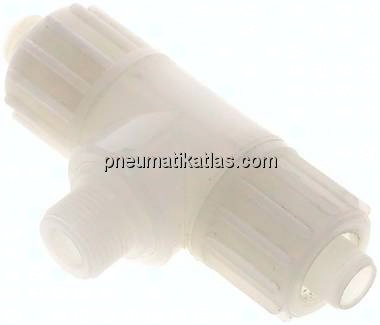 T-Verschraubung G 3/8"-16x10mm, PVDF