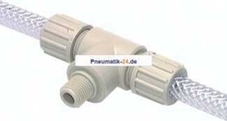 T-Verschraubung G 1/8"-10x4mm, PVDF
