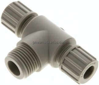 T-Verschraubung G 1/2"-10x8mm, Polypropylen