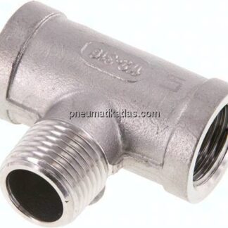 T-Einschraubstück Rp 1/2"(IG)-R 1/2"(AG), 1.4408