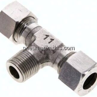 T-Schneidringverschraubung R 3/8"-12 L (M18x1,5), 1.4571
