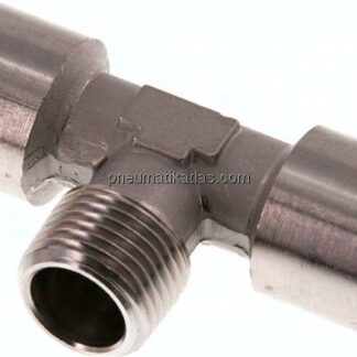 T-Einschraubstück G 1/2"(IG)-R 1/2"(AG), 1.4404