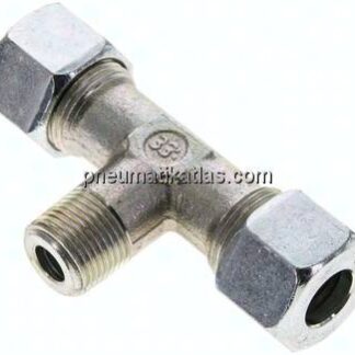 T-Schneidringverschraubung R 3/8"-12 S (M20x1,5), Stahl verzinkt