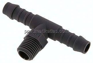 T-Gewindetülle R 1/4"-9 (3/8")mm, PA 6