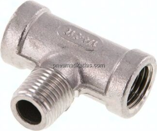 T-Einschraubstück Rp 1/4"(IG)-R 1/4"(AG), 1.4408