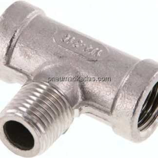 T-Einschraubstück Rp 1/4"(IG)-R 1/4"(AG), 1.4408