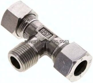 T-Schneidringverschraubung R 1/2"-15 L (M22x1,5), 1.4571