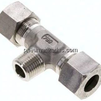 T-Schneidringverschraubung R 1/2"-16 S (M24x1,5), 1.4571