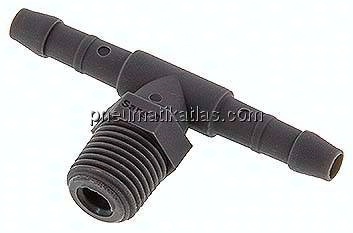 T-Gewindetülle R 1/8"-4mm, PA 6