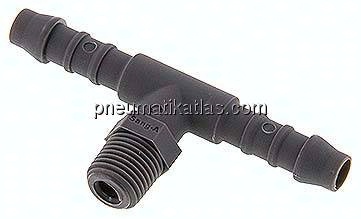 T-Gewindetülle R 1/8"-6 (1/4")mm, PA 6