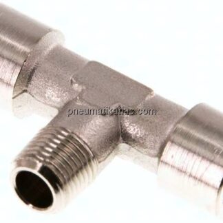 T-Einschraubstück G 1/8"(IG)-R 1/8"(AG), Messing vernickelt