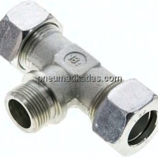 T-Schneidringverschraubung G 3/4"-22 L (M30x2), Stahl verzinkt