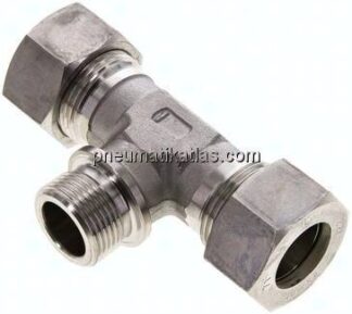 T-Schneidringverschraubung G 3/4"-22 L (M30x2), Klemmring 1.4571 (NC)