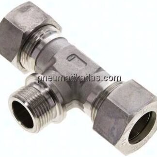 T-Schneidringverschraubung G 3/4"-22 L (M30x2), Klemmring 1.4571 (NC)