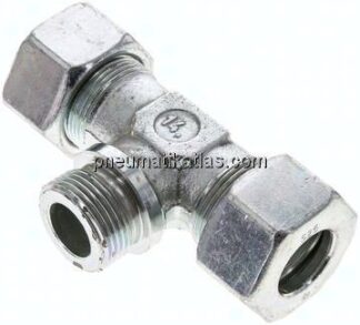 T-Schneidringverschraubung G 1"-25 S (M36x2), Stahl verzinkt