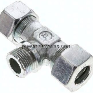 T-Schneidringverschraubung G 1"-25 S (M36x2), Stahl verzinkt