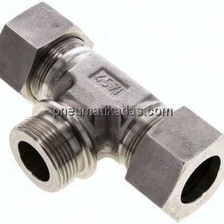 T-Schneidringverschraubung G 1-1/4"-30 S (M42x2), 1.4571