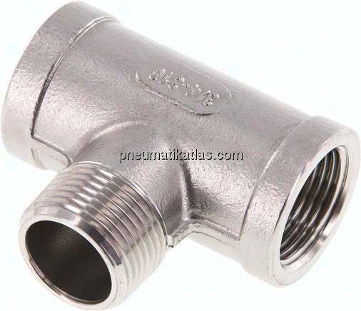 T-Einschraubstück Rp 3/4"(IG)-R 3/4"(AG), 1.4408