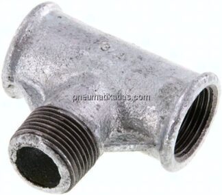 T-Einschraubstück Rp 3/4"(IG)-R 3/4"(AG), Temperguss verzinkt