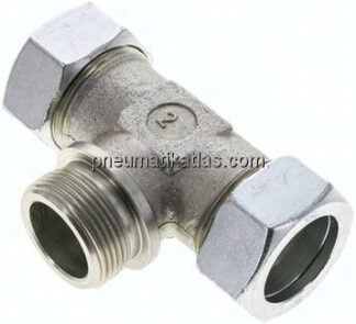 T-Schneidringverschraubung G 1-1/4"-35 L (M45x2), Stahl verzinkt