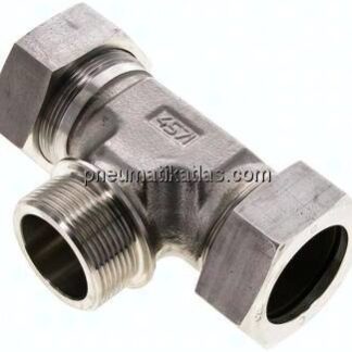 T-Schneidringverschraubung G 1-1/2"-42 L (M52x2), 1.4571