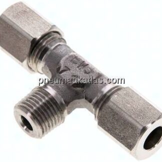 T-Schneidringverschraubung R 1/8"-6 LL (M10x1), 1.4571