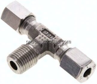 T-Schneidringverschraubung R 1/4"-6 L (M12x1,5), 1.4571