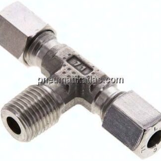T-Schneidringverschraubung R 1/4"-6 L (M12x1,5), 1.4571